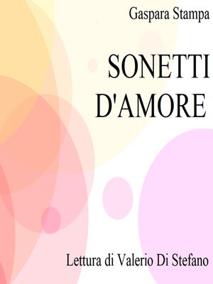 cover image of Sonetti d'amore